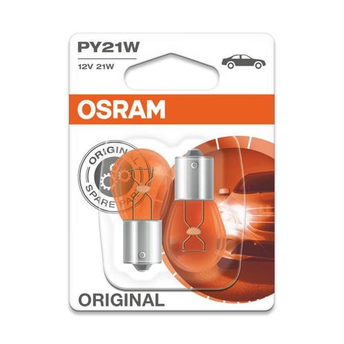 Osram PY21W Gloeilamp 12V BAU15s Original Line 2 Stuks, Auto-onderdelen, Verlichting, Nieuw, Ophalen of Verzenden