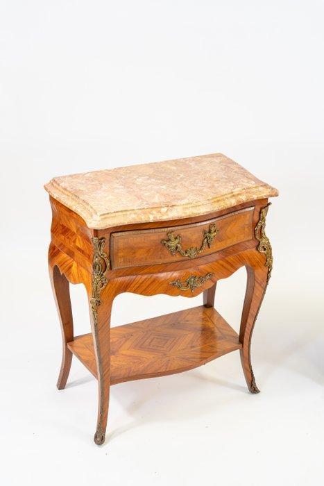 Nachtkastje (2) - Brons, Marmer, Palissander, Antiek en Kunst, Curiosa en Brocante