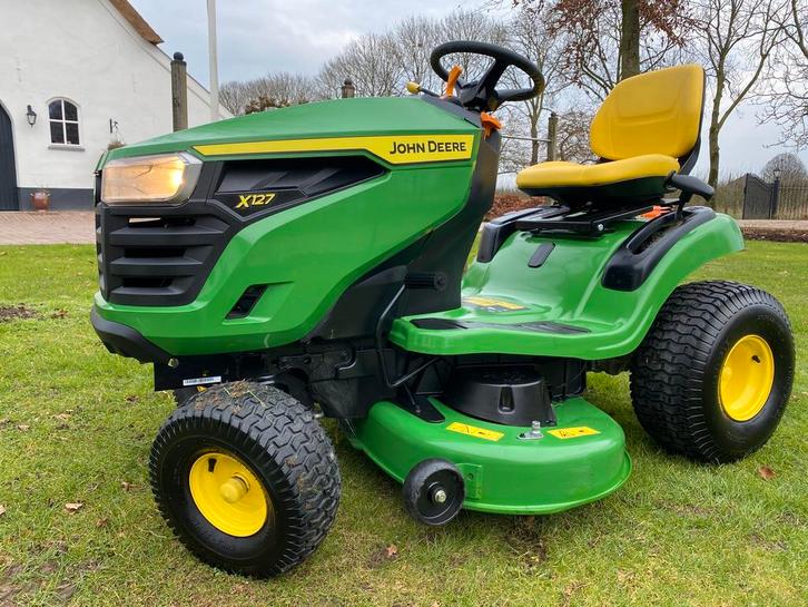 John Deere X127 (ZGAN), Tuin en Terras, Zitmaaiers, Zo goed als nieuw, Ophalen