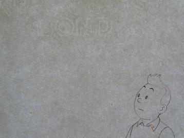 Hergé Original drawing - Tintin - Hergé- Tintin original beschikbaar voor biedingen
