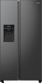 Hisense RS5P535NTFE side-by-side koelkast - blacksteel, Witgoed en Apparatuur, 150 tot 200 liter, Verzenden, 60 cm of meer, Met aparte vriezer