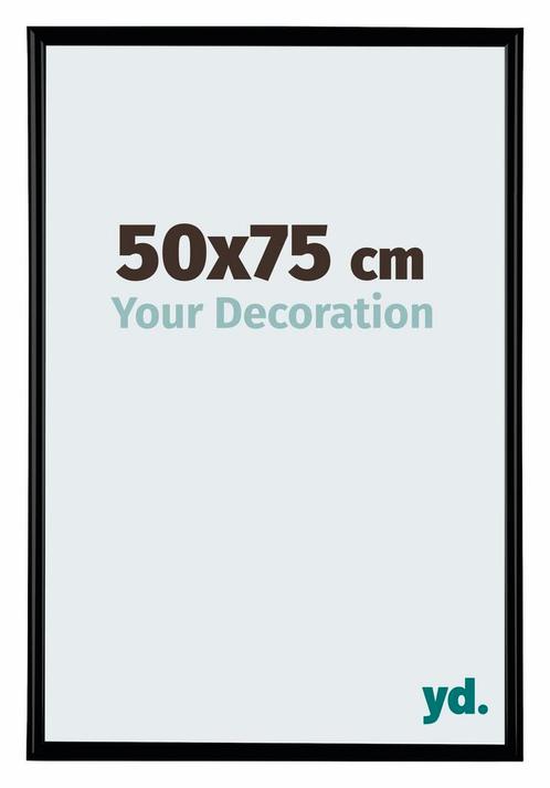 Fotolijst 50x75cm - Zwart Mat - Kunststof - Bordeaux, Huis en Inrichting, Woonaccessoires | Lijsten, Nieuw, Verzenden