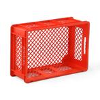 Gebruikte Euronorm stapelbakken wanden + bodem geperforeerd, Doe-het-zelf en Verbouw, Kratten en Dozen, Ophalen of Verzenden, Gebruikt