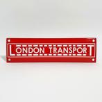London transport rood emaille bord, Nieuw, Verzenden