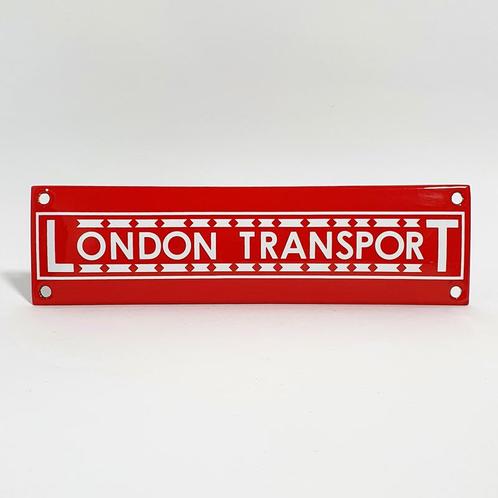 London transport rood emaille bord, Verzamelen, Merken en Reclamevoorwerpen, Verzenden