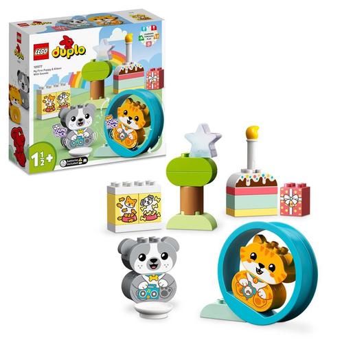 LEGO DUPLO - My First Puppy & Kitten With Sounds 10977, Kinderen en Baby's, Speelgoed | Duplo en Lego, Ophalen of Verzenden