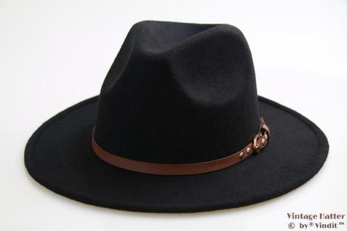 Gleufhoed Outdoor Western hoed Hawkins zwart 57, 58, 59, 60, Kleding | Heren, Hoeden en Petten, Hoed, Nieuw, Ophalen of Verzenden
