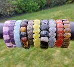 Set elastische armbanden. Echte edelsteen zonder defect.