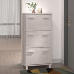 vidaXL Schoenenkast HAMAR 59,5x35x117 cm massief grenenhout, Verzenden, Nieuw