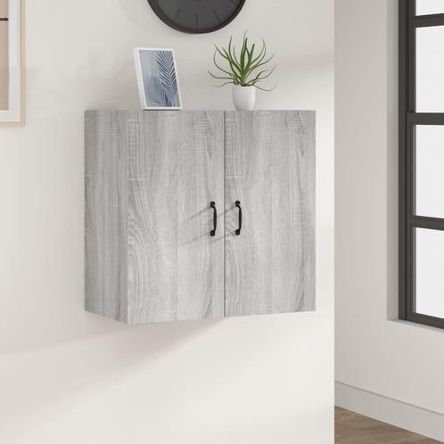 vidaXL Wandkast 60x31x60 cm bewerkt hout grijs sonoma, Huis en Inrichting, Kasten | Overige, Nieuw, Verzenden