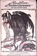 Prins Wilhelm als moordlustige adelaar op spotprent, Verzenden