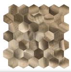 Zelfklevende Mozaïek Hexagon Geborsteld Brons | TOPNL#1, Nieuw, 20 tot 40 cm, 20 tot 40 cm, Wandtegels