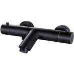 Xellanz Rio Thermostatische Badmengkraan - 15cm - Mat Zwart, Doe-het-zelf en Verbouw, Sanitair, Ophalen of Verzenden, Nieuw