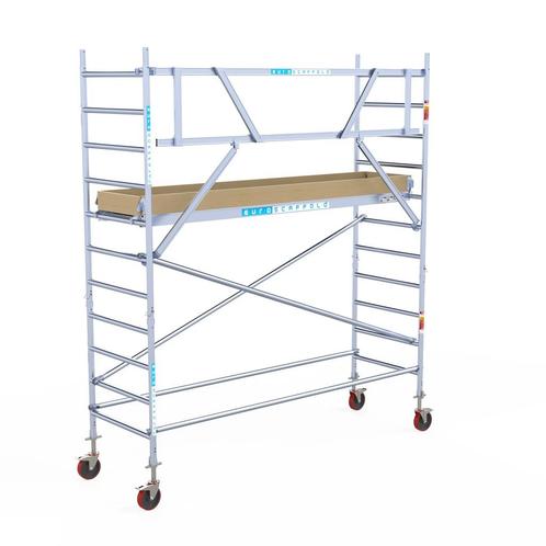 Basic rolsteiger 90 x 4,2m werkhoogte, Doe-het-zelf en Verbouw, Steigers, Rolsteiger of Kamersteiger, Nieuw, 2 tot 5 meter, Verzenden