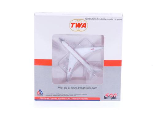Schaal 1:500 Inflight 500 IF5880002 TWA - Trans World Air..., Hobby en Vrije tijd, Modelbouw | Vliegtuigen en Helikopters, Gebruikt