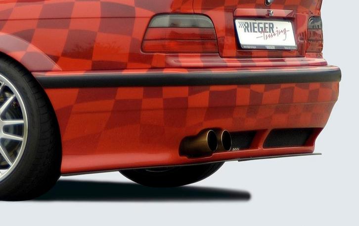 Rieger achterbumper breedbouw II | 3-Serie E36 - Cabrio, Cou, Auto-onderdelen, Carrosserie en Plaatwerk, Nieuw, BMW, Verzenden
