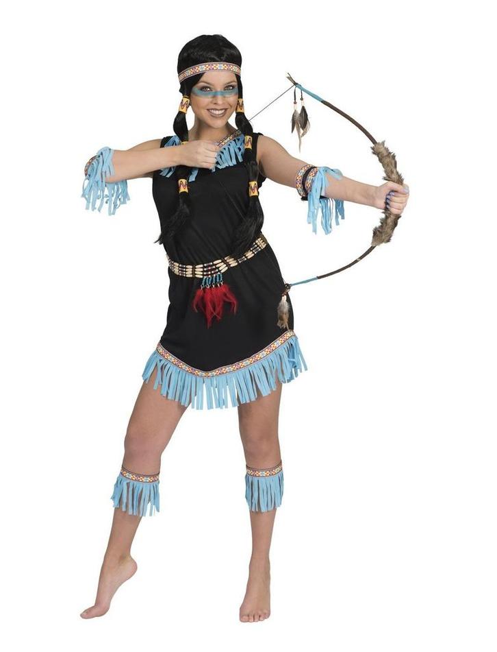 Indianen Kostuum Vrouw Abey, Kleding | Dames, Carnavalskleding en Feestkleding, Nieuw, Ophalen of Verzenden