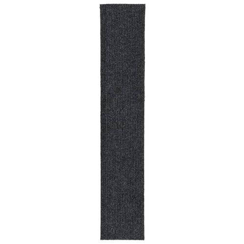 vidaXL Droogloopmat 100x500 cm antracietkleurig, Huis en Inrichting, Stoffering | Tapijten en Kleden, Nieuw, Verzenden