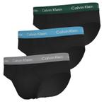Calvin Klein Ondergoed Slips 3Pack Zwart Colored Logo..., Kleding | Heren, Ondergoed, Verzenden