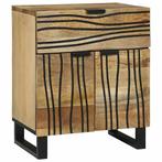 vidaXL Nachtkastje 50x33x60 cm van Massief Mangohout, Huis en Inrichting, Slaapkamer | Nachtkastjes, Verzenden, Nieuw, 55 tot 70 cm