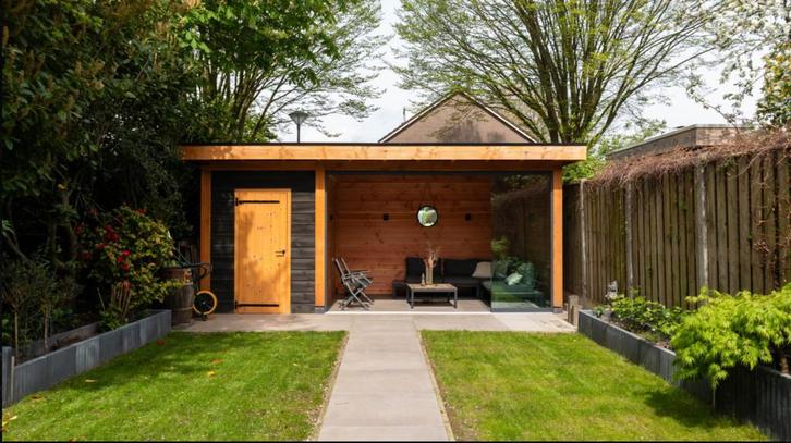 ACTIE! Douglas overkapping met schuur 6x3m voor maar €3089, Tuin en Terras, Overkappingen, Nieuw, Ophalen of Verzenden