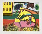 Guillaume Corneille - De gele kat en het gele huis, 2002, Verzenden