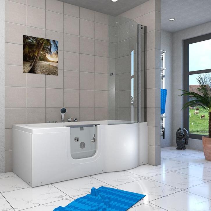 Instapbad Ligbad Whirlpool Vitra 170X85X200 Rechts, Doe-het-zelf en Verbouw, Sanitair, Nieuw, Ophalen of Verzenden