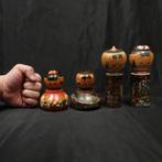 Uniek ontwerp Sosaku Kokeshi  / kokeshi pop - Hout -