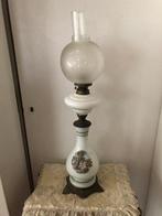 Petroleumlamp - Messing, Brons, Kerosine lamp uit eind 1800,, Antiek en Kunst