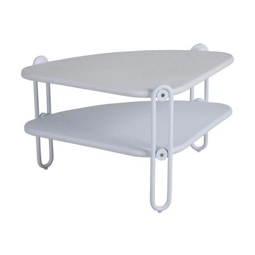*WOONWINKEL* Bodio Amin Salontafel Buiten Driehoek Wit, Tuin en Terras, Tuinsets en Loungesets, Nieuw, Verzenden