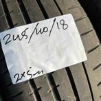 2 x Continental SportContact 2 245-40-18 Zomerbanden 5mm, Auto-onderdelen, Banden en Velgen, 18 inch, Ophalen of Verzenden, Band(en)