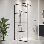 Douchewand Essos 80 x 200 cm Zwart – Inloopdouche 8 mm, Verzenden, Nieuw, Douche