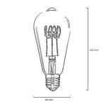 E27 LED lamp | Edison | 4 watt | 2000K extra warm dimbaar, Huis en Inrichting, 30 tot 60 watt, Led-lamp, Verzenden, Nieuw