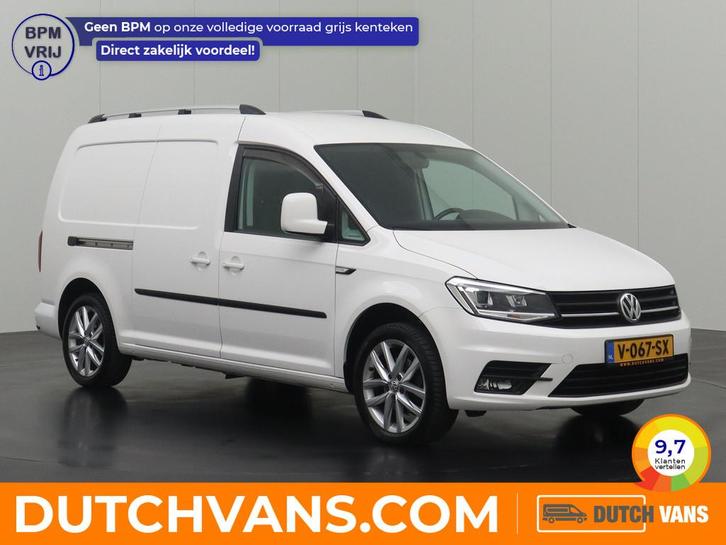 Volkswagen Caddy L2 H1 2018 €189 per maand, Auto's, Bestelauto's, Dealer onderhouden, Te koop, Zwart, Handgeschakeld, Financial lease