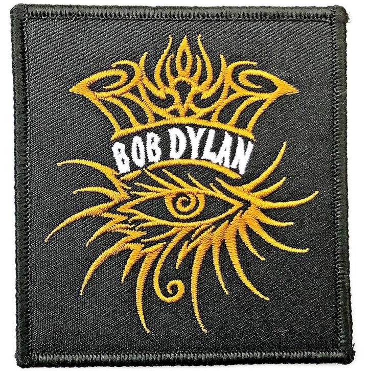 Bob Dylan - Eye Icon - patch officiële merchandise, Verzamelen, Muziek, Artiesten en Beroemdheden, Kleding, Nieuw, Ophalen of Verzenden