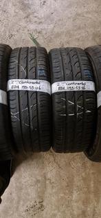 2x 195-55-16 Continental Zomer 5.7mm €30 Per Band 195 55 16, Auto-onderdelen, Banden en Velgen, Ophalen, Gebruikt, 16 inch, Band(en)