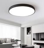 Moderne LED plafondlamp zwart - 40 cm - stijlvol voor sla..., Ophalen of Verzenden, Nieuw