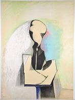 Gianni Dova (1925-1991) - Studio di una testa Romana