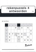 Kinheim Antwoorden Rekenpuzzels 4, Verzenden, Nieuw