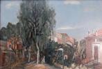 Carlo Prada (1884-1960) - Paesaggio Primaverile, Antiek en Kunst, Kunst | Schilderijen | Klassiek