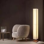 Japanse Retro LED Vloerlamp – Houtlook en Warme Verlichting, Huis en Inrichting, Lampen | Vloerlampen, Verzenden, Nieuw
