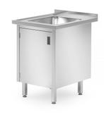 Spoeltafel Met Kast - Gelast | Diepte: 700 Mm | Hendi Profi, Ophalen of Verzenden, Nieuw in verpakking
