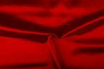 Rood satijn stof - Laag geprijsde satijn stof!, Hobby en Vrije tijd, Stoffen en Lappen, 200 cm of meer, Nieuw, Satijn of Zijde
