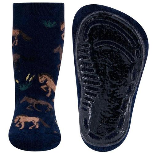 Antislipsokken Donkerblauw met Paarden - 27/28 NIEUW, Kinderen en Baby's, Kinderkleding | Schoenen en Sokken, Meisje, Nieuw, Ophalen of Verzenden
