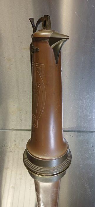 Kruik - Koper, Messing - Jugendstil Serveerkan, Antiek en Kunst, Kunst | Designobjecten