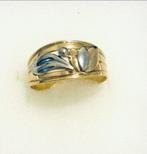 Statement ring - 18 karaat Geel goud, Witgoud - Vintage ring