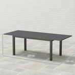 Tuintafel Uitgebreid Aluminium 160/220x90 Cm Weerbestendig B, Verzenden, Nieuw