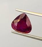 Robijn - 5.09 ct - Lotus Gemology - Rijke rode - Zeldzame, Nieuw