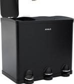 2dekans | Avalo Prullenbak met Pedalen - 60 Liter - 3 Vakken, Huis en Inrichting, Woonaccessoires | Prullenbakken, Ophalen of Verzenden