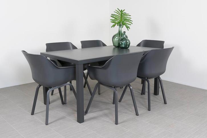 Hartman Sophie Element/Alma 160 cm. tuinset – 7-delig, Tuin en Terras, Tuinsets en Loungesets, Tuinset, Nieuw, Overige materialen
